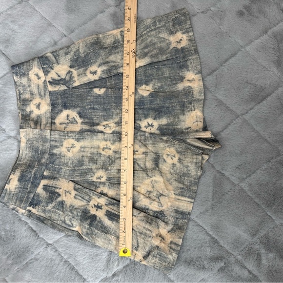 JBQ Just Bee Queen Marlow High Waist Linen Blend Shorts Size XS NWT - Picture 9 of 16